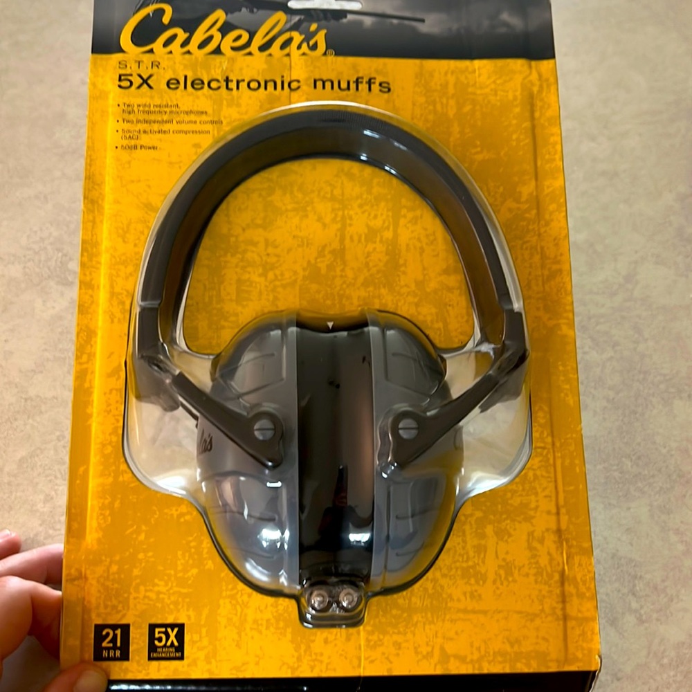 Cabella’s STR 5X electronic muffs